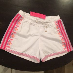 Lilly Pulitzer Embroidered shorts NWT